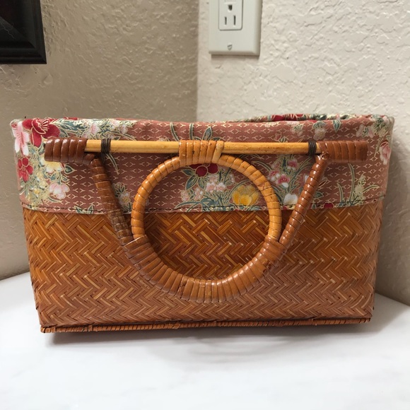🌟 Floral woven bag - Picture 6 of 8